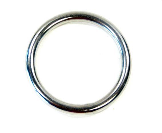 Ronde rvs ring 20 x 3mm